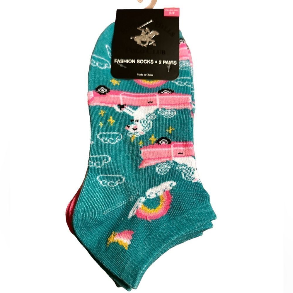 NEW Beverly Hills Polo Club 2-pack Woman’s Fashion Socks